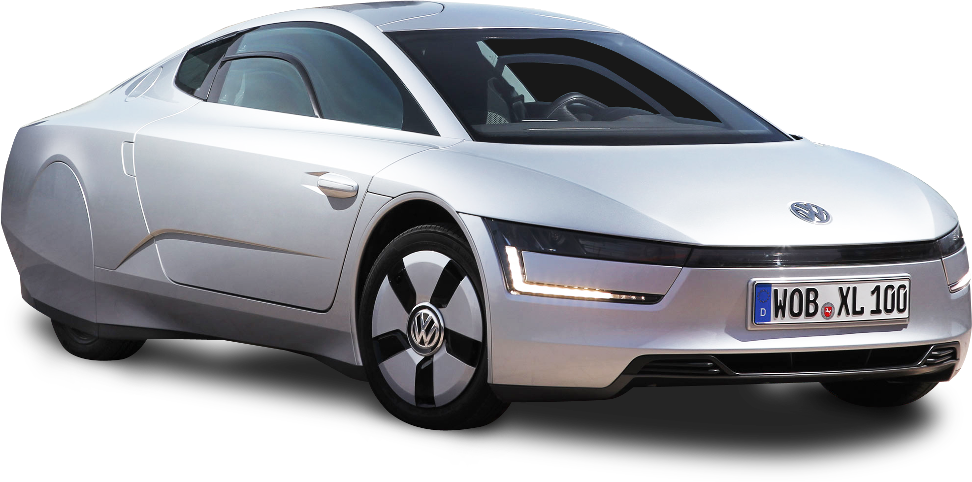 Vw Hybrid Diesel Xl1 (2100x1104), Png Download