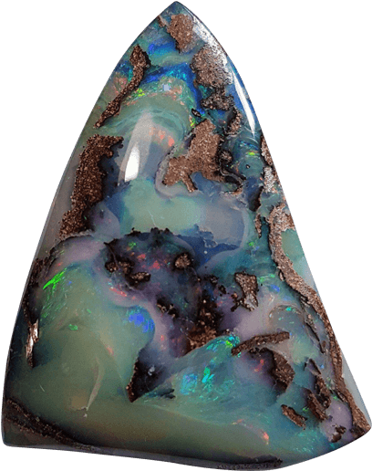 Boulder Opal - Freeform - Design (600x600), Png Download