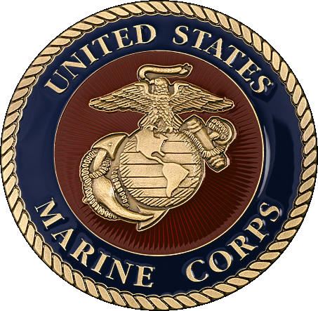Usmc Seal - Marine Corps (453x443), Png Download