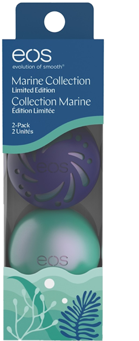 Marine Collection 2-pack - Eos Marine Lip Balm (741x741), Png Download