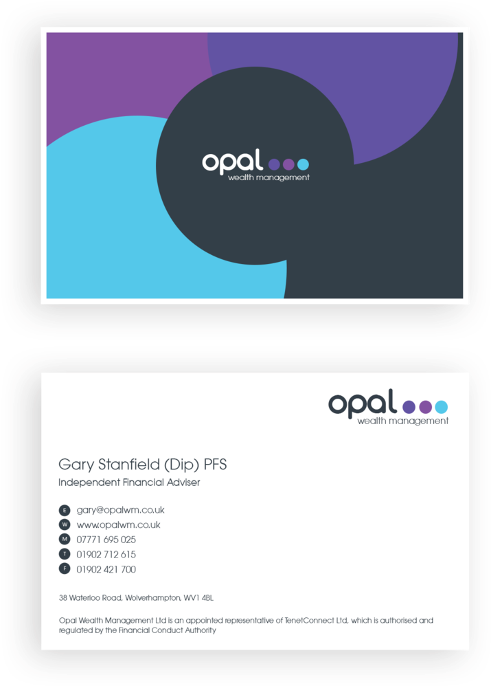 Opalwealth Businesscard (1000x1021), Png Download