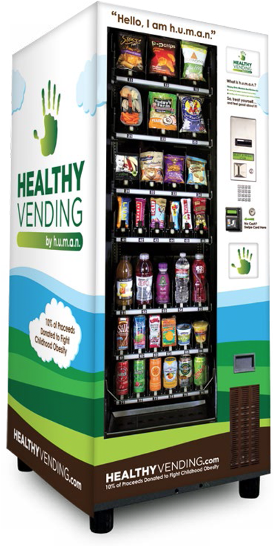 The Apprentice Healthy Vending Machine - Environmentally Friendly Vending Machines (412x807), Png Download