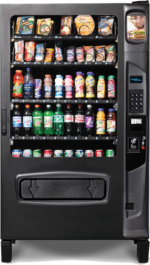 Ab40 Cold Drink And Food Vending Machine - Vending Machines With Food (830x902), Png Download