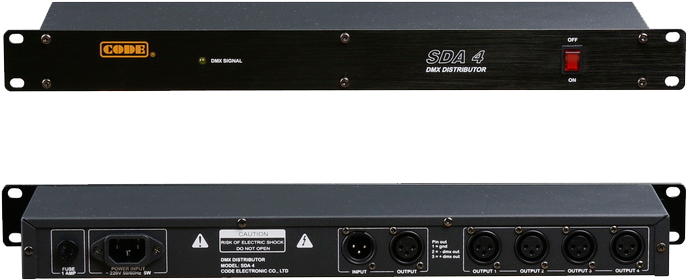 Splitter Dmx 4 Outputs - Power Distribution Unit (1000x1000), Png Download