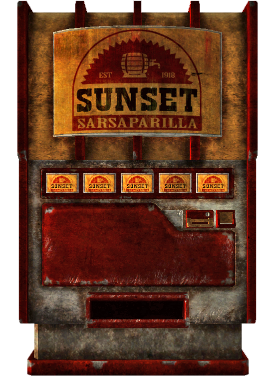 Sunsetsarsaparilla Vending Machine - Vending Machine (548x779), Png Download