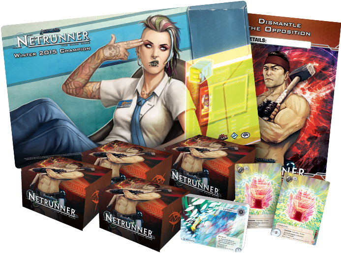 Netrunner Day Job Playmat (700x557), Png Download