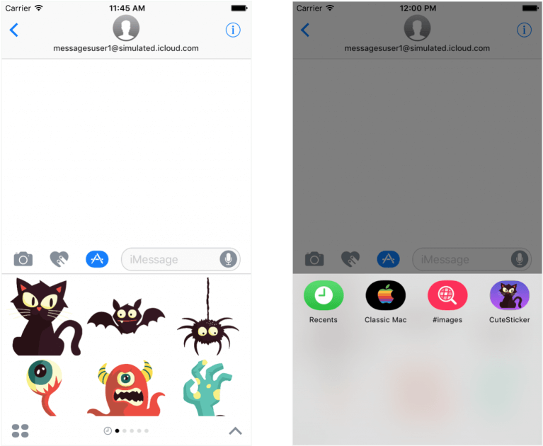 Messages Stickerpack Test - Sticker Pack Application Xcode (1024x654), Png Download