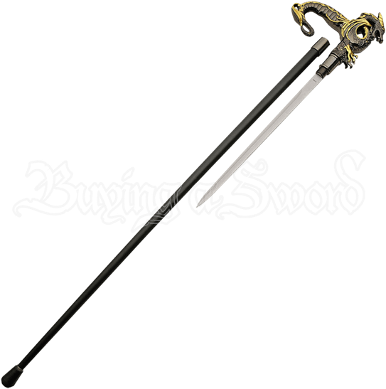 Dragontail Cane Sword - Dungeons And Dragons Cane Sheath (550x550), Png Download