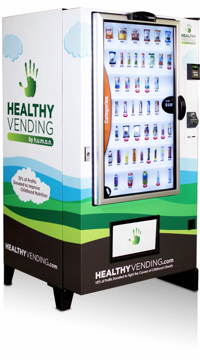 Touchscreen Healthy Vending Machines (412x807), Png Download