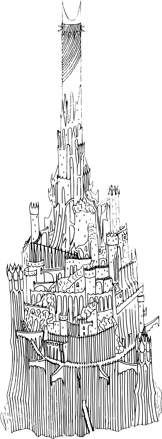 Barad Dur (1200x1697), Png Download