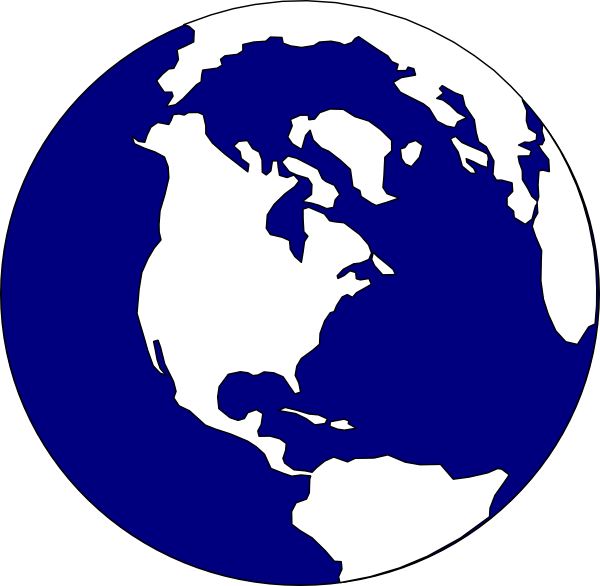 Blue And White Earth (600x586), Png Download