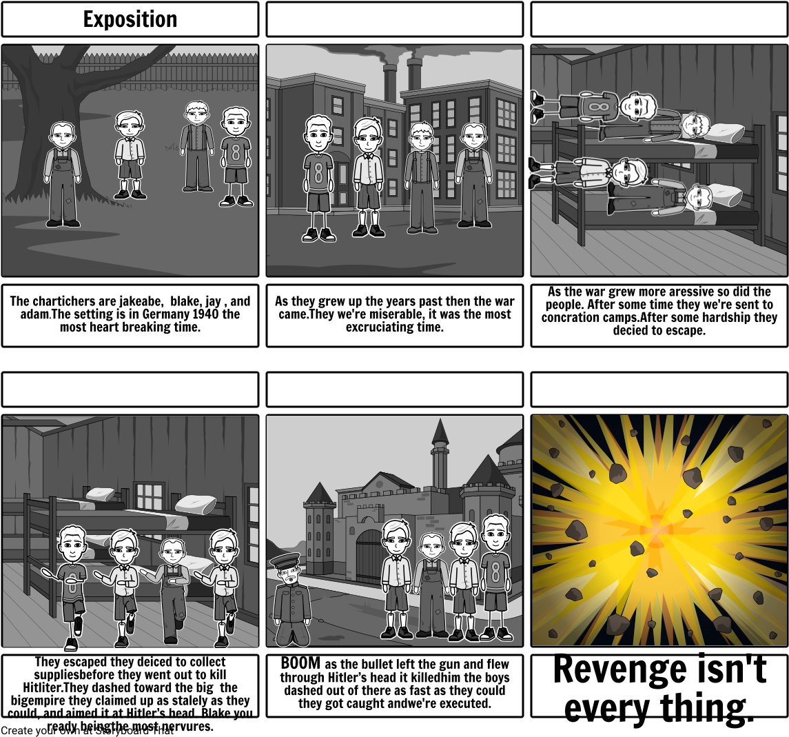 The Boys How Killed Hitler - Cartoon (1164x1086), Png Download