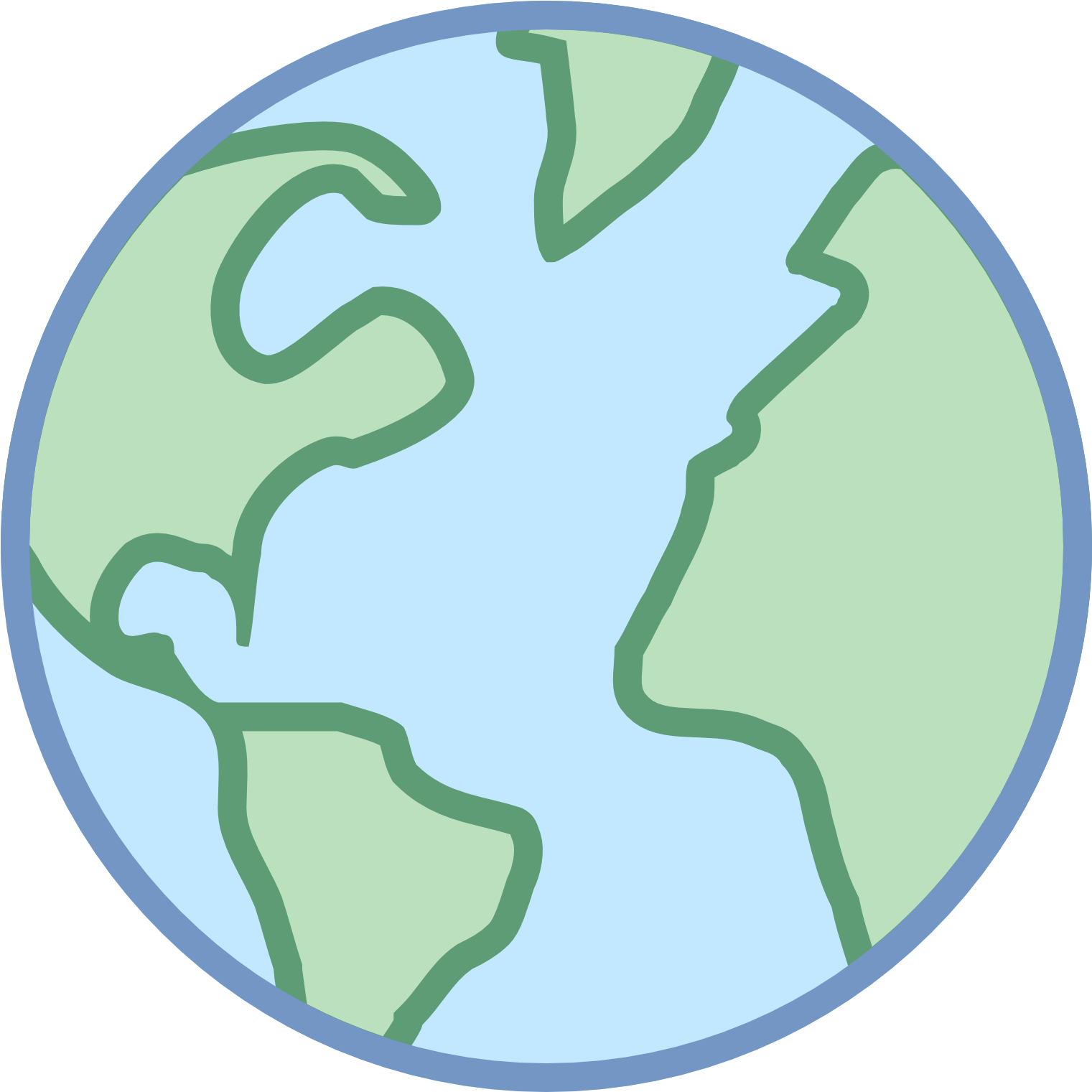 Cenário Atual Da Internet Para Vendas - World Icon Color Png (1600x1600), Png Download