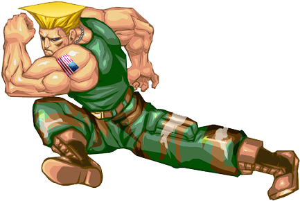 440x440px - Street Fighter Guile Kick (440x300), Png Download