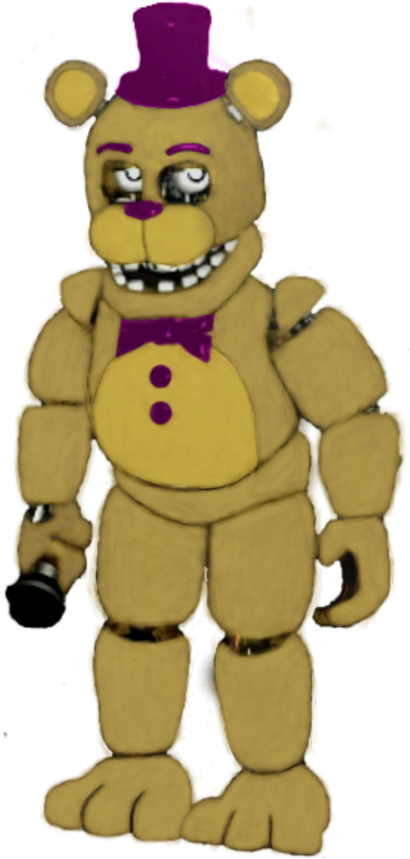 Fnaf 2 Unwithered Fredbear Hallway Freddy S, Fnaf, (689x1334), Png Download