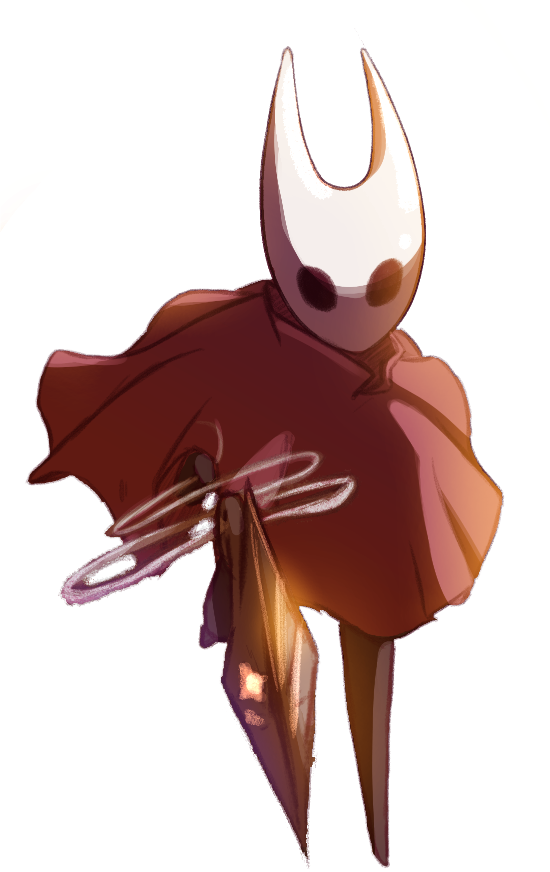 “ Hornet From Hollow Knight Looks So Cool - Cartoon (1100x1800), Png Download