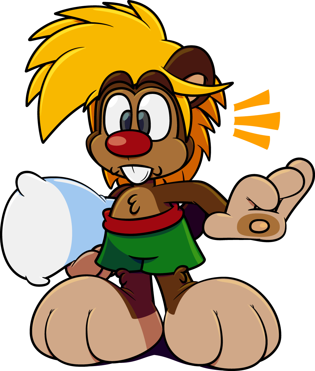 Pjed Gopher - Cartoon (1085x1280), Png Download