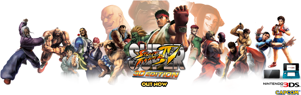 Super Street Fighter 4 (997x326), Png Download