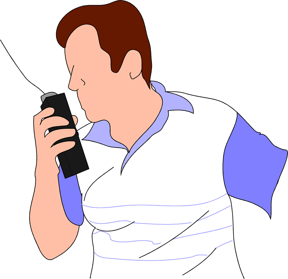 Walkie Talkie Cliparts - Man Walkie Talkie Png (958x926), Png Download