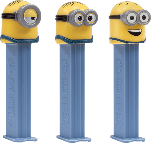 This Years Release Of The Despicable Me Set Has Gotten - Pez Minions (515x485), Png Download