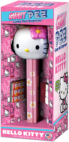 Giant Pez Hello Kitty Candy Dispenser - Pez Mickey Mouse Giant (500x500), Png Download