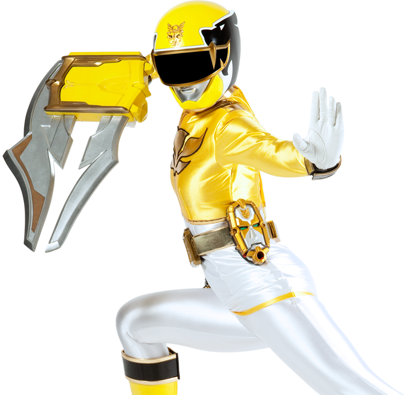Yellow Power Ranger Megaforce Download - Power Rangers (811x792), Png Download