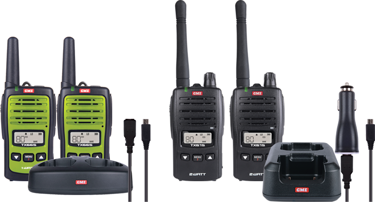 Available In Single And Twin Packs - Gme Two Way Radios (755x408), Png Download