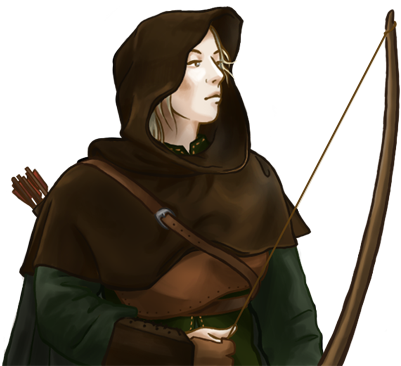 5, Ranger Female - Wesnoth Ranger (400x400), Png Download