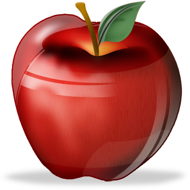 Apple, Fruit Icon - 400 X 400px (400x400), Png Download