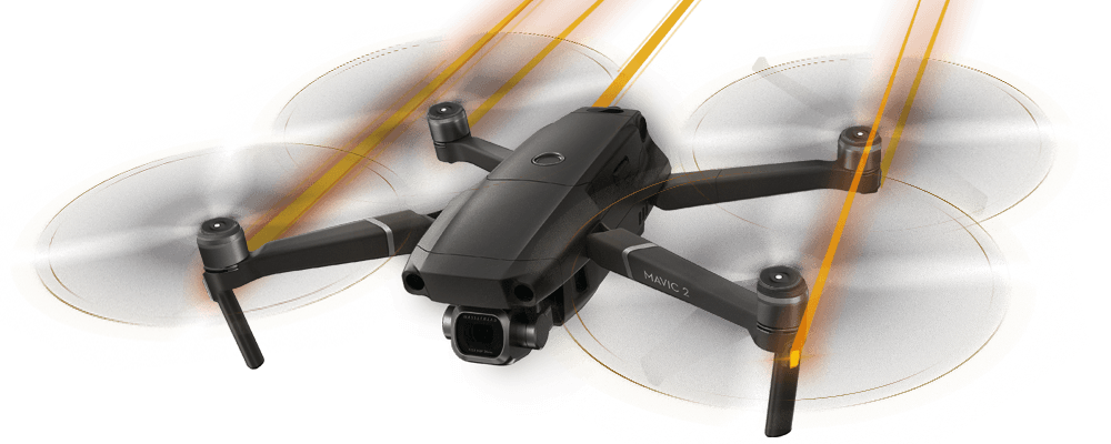 With A Redesigned Airframe For Better Performance And - Mavic 2 Pro Transparent (1000x400), Png Download