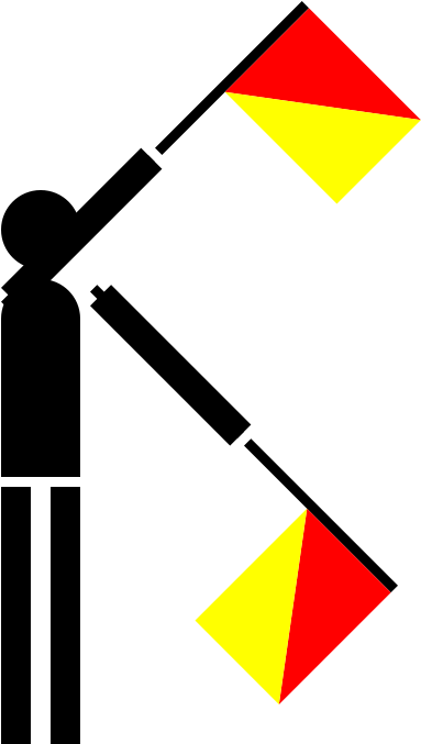 How To Set Use Semaphore Xray Icon Png - Signal Flag (900x819), Png Download