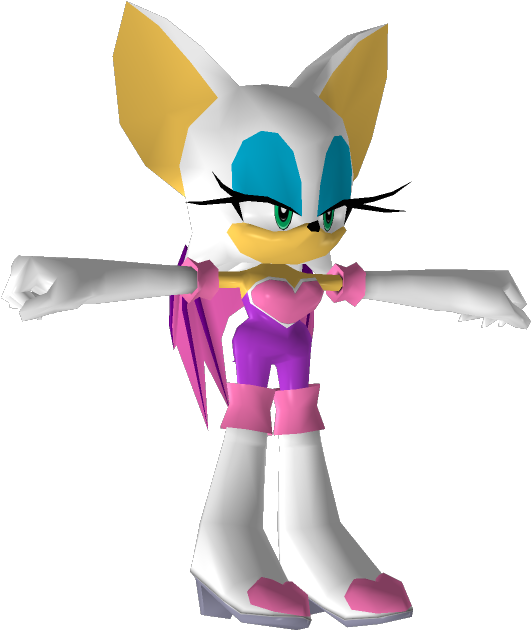 Download Zip Archive - Rouge The Bat (750x650), Png Download