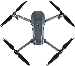 Dji Mavic Pro Drone - Dji Mavic Pro Drone With Fly More Combo Bundle (450x340), Png Download
