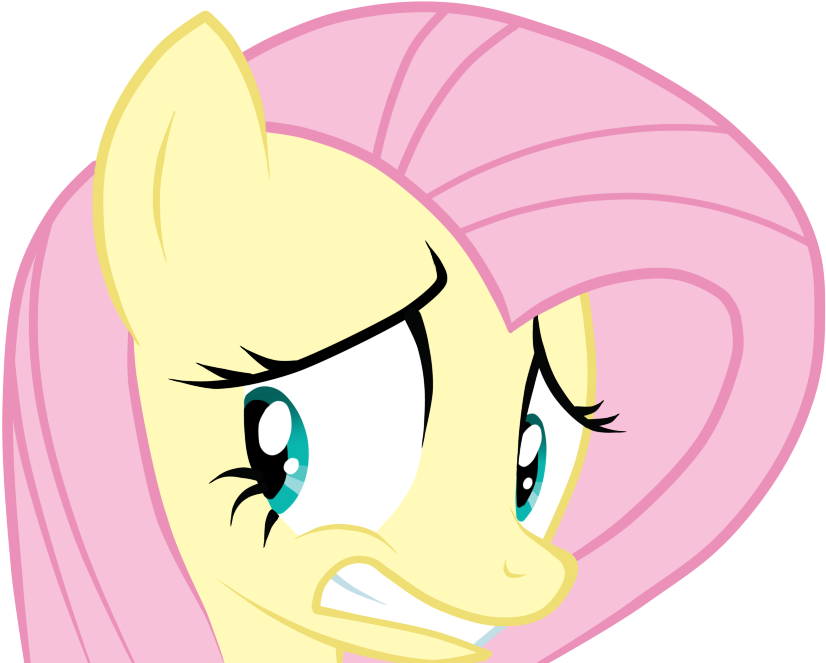 Misakichu, Cringing, Face, Fluttershy, Hurricane Fluttershy, - Wii で エンジョイ ダイエット (951x687), Png Download