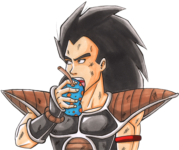 Perfect Not Bad - Raditz (600x504), Png Download
