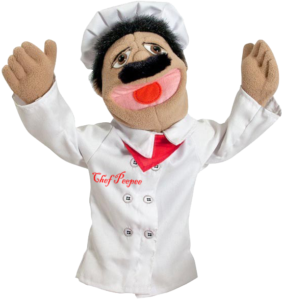 Chef Pee Pee2 - Chef Pee Pee Puppet (600x646), Png Download