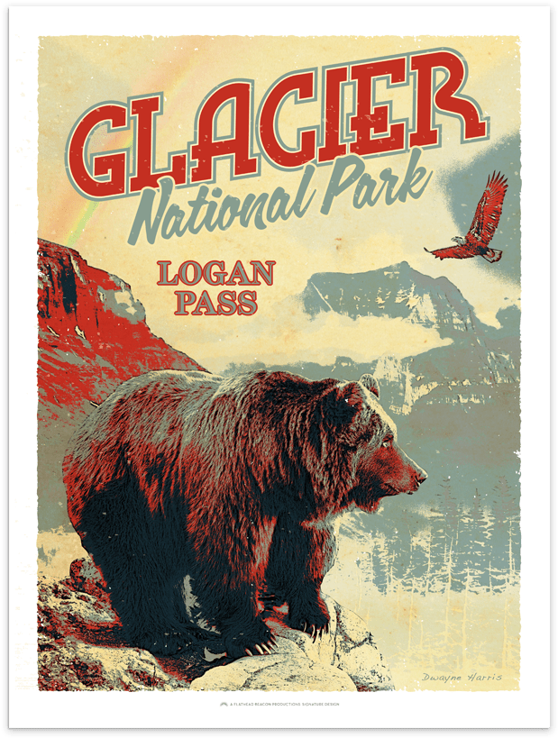 Glacier National Park (874x874), Png Download