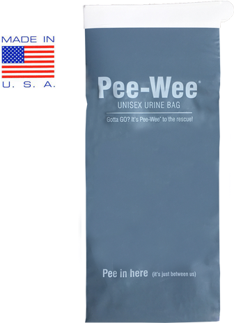 Use It, Seal It, Toss It In Normal Household Trash - Cleanwaste Pee-wee Unisex Urine Bag - 12 Pk, Cleanwaste (485x495), Png Download