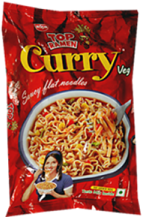Top Ramen Noodles, Curry, 70g (350x350), Png Download