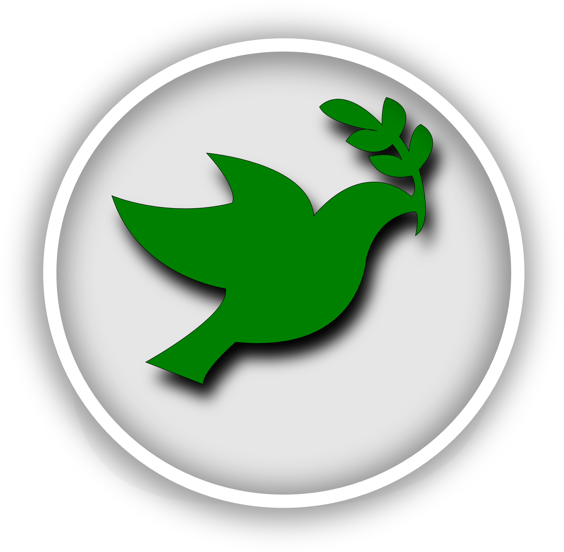 Peace Dove Clipart Icon - Clip Art (1969x1969), Png Download