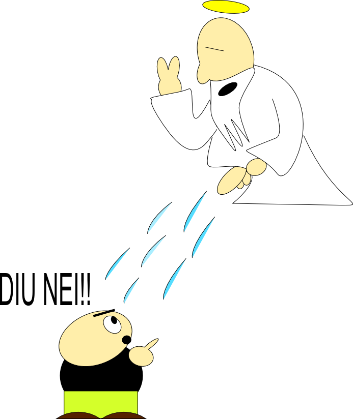 God Pee - Cartoon (693x824), Png Download