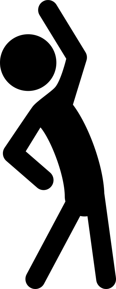 Png File - Stretching Logo (396x980), Png Download