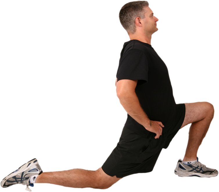 Stretching Is Good - Psoas Stretch (754x661), Png Download