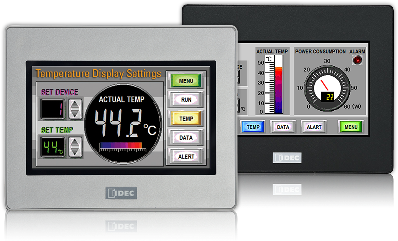 3” Hg1g Delivers A Technologically Advanced Display - Idec Hg1g 4vt22tf S (863x500), Png Download