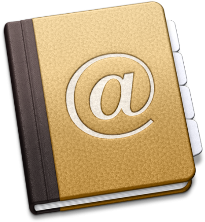 Cuando Tenemos Negocios - Contacts Or Address Book (450x450), Png Download