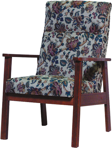 Hiback Chair - Chair (413x536), Png Download