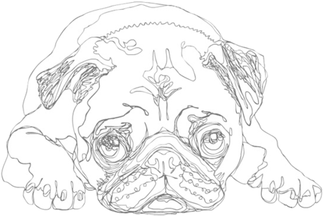 Society6 Lazy Pugturday Rug - 2' X 3' (500x500), Png Download