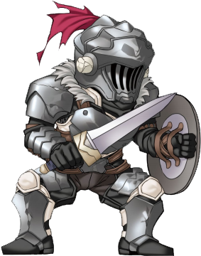 Old School Gamer, Hopeless Otaku And Aging Metalhead - Goblin Slayer Chibi (360x360), Png Download