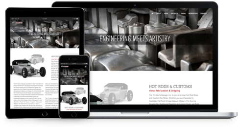 Tinman's Garage - Website - Tablet Computer (543x390), Png Download