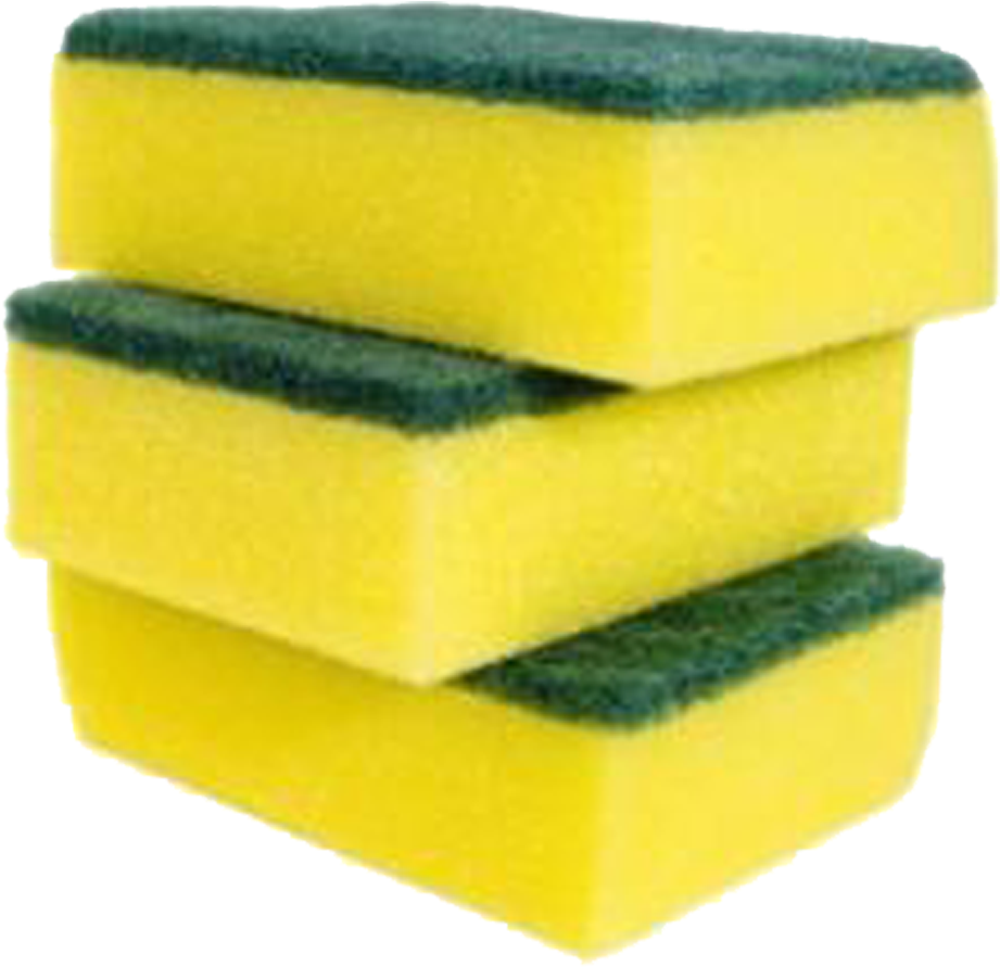 Fibras De Limpieza - Sponges Kitchen (1038x1222), Png Download
